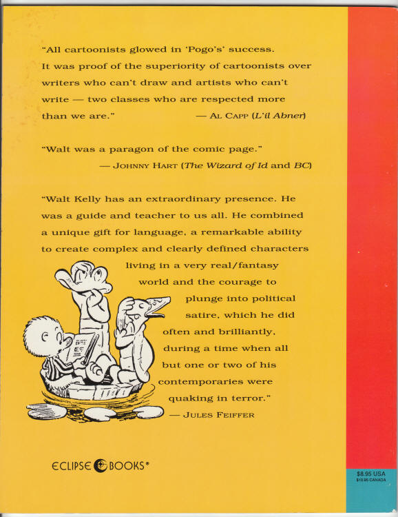 The Complete Pogo Comics 2 back cover
