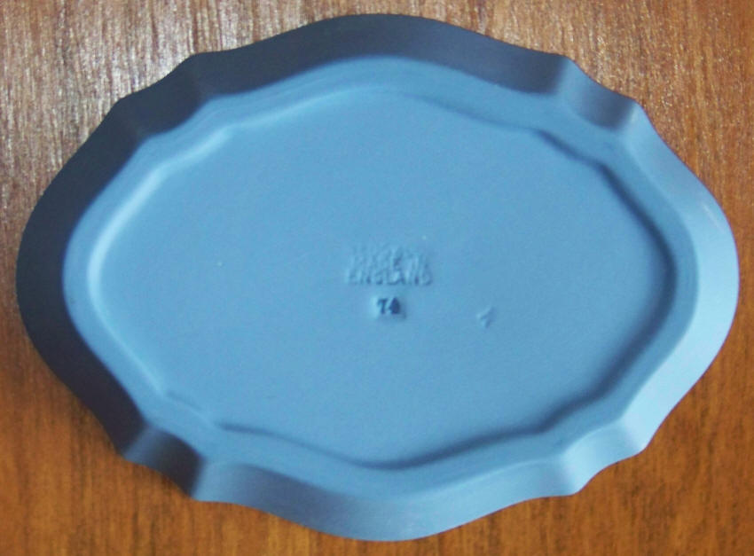 Wedgwood Blue Jasperware Sweet Dish bottom