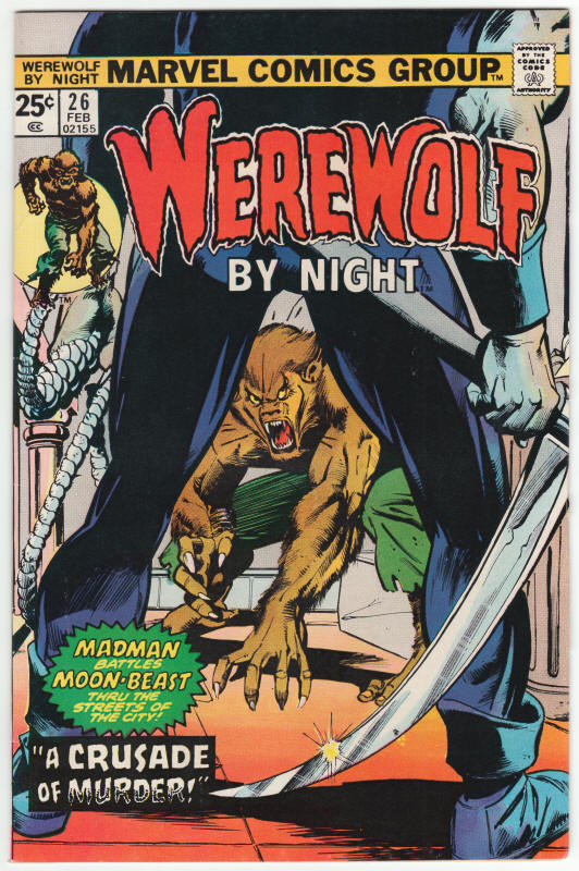 Werewolf By Night #26 front cover