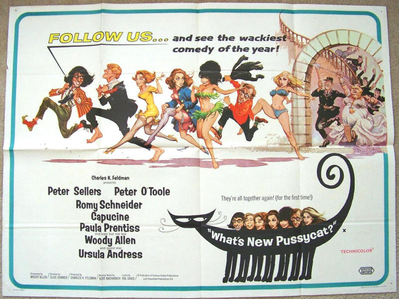 Whats New Pussycat UK One Sheet Movie Poster