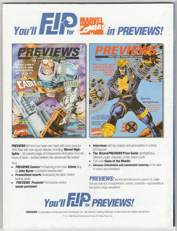 Wonder Con 7 Program back cover