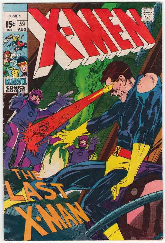 X-Men #59 front cover