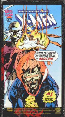 X-Men Pizza Hut Promos Creators Choice VHS Tapes Set 1
