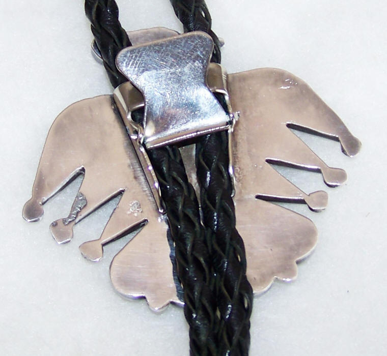 Zuni Thunderbird Bolo Tie back